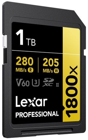  Thẻ nhớ Lexar Professional 1800x UHS-II SDXC Card V60 