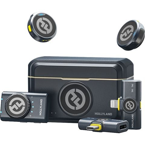  Bộ Micro không dây Hollyland Lark M2 Combo Shine Charcoal 