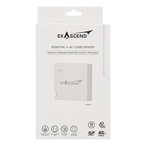  Thiết bị đọc thẻ nhớ 4 trong 1 magnetic hiệu Exascend 