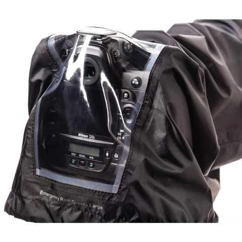  Áo che mưa máy ảnh ThinkTank Emergency Rain Cover - Large Black 