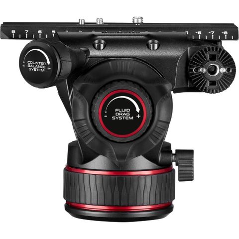  Bộ chân máy Manfrotto Nitrotech 612 Fluid Video Head and Aluminum Twin Leg Tripod with Ground Spreader 