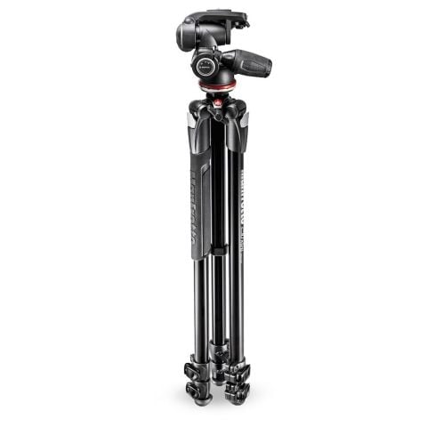  Bộ chân máy ảnh Manfrotto 290 Xtra Aluminium 3-Sections Tripod &  MH804 3-Way Head Black 