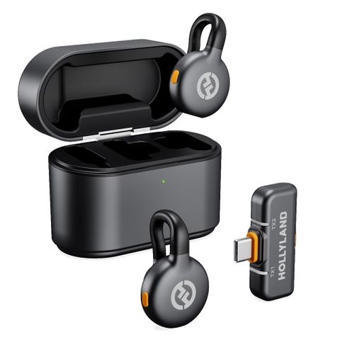  Bộ Micro không dây Hollyland LARK M2S (USB-C Plug) Space Gray 