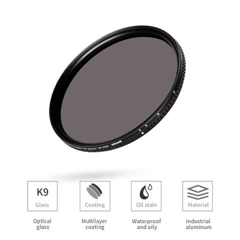 Kính lọc Haida PROII Multi-coating Circular Polarizing Filter 72mm