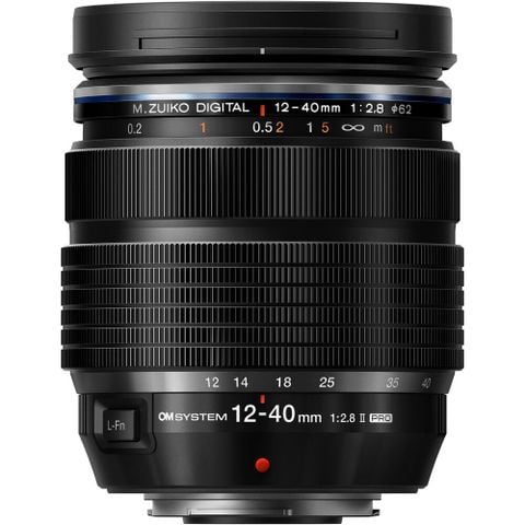  Ống kính OM SYSTEM M.Zuiko Digital ED 12-40mm F2.8 PRO II ngàm Micro Four Thirds 