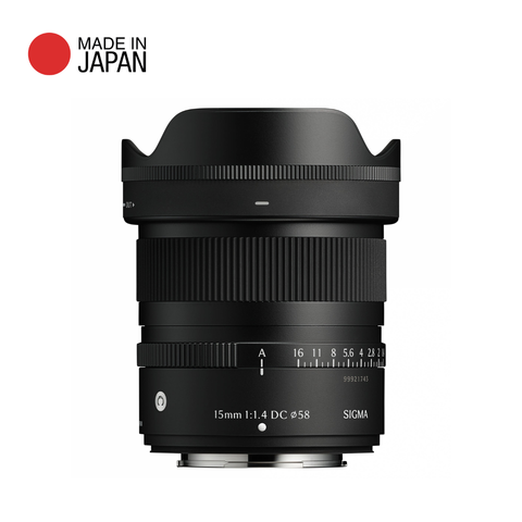 Ống kính Sigma AF 15mm F1.4 DC Contemporary ngàm Fujifilm X