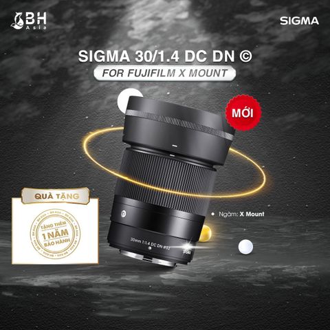  Ống kính Sigma 30mm F1.4 DC DN Contemporary ngàm L 