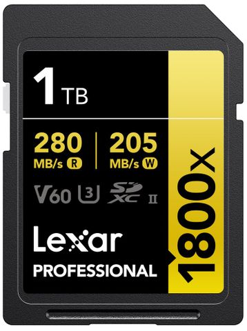  Thẻ nhớ Lexar Professional 1800x UHS-II SDXC Card V60 