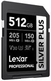  Thẻ nhớ Lexar 512GB Professional SILVER PLUS UHS-I SDXC Card V30 