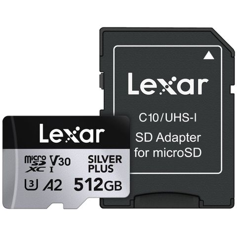  Thẻ nhớ Lexar 512GB Professional Silver Plus UHS-I Micro SD 