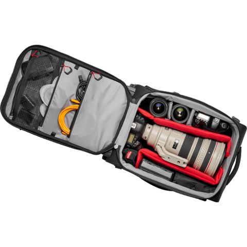  Vali máy ảnh Manfrotto Pro Light Reloader Switch-55; Roller Black 