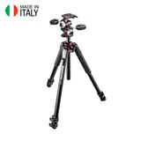  Bộ chân máy ảnh Manfrotto 055 Aluminium 3-Sections Tripod & 3-Way head Black 