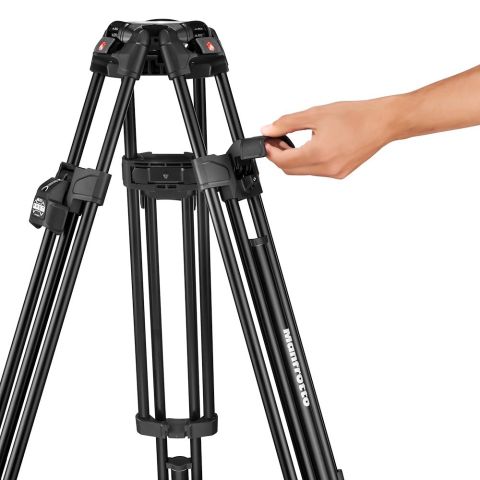 Bộ chân máy quay Manfrotto 504X & Alu Fast Twin 