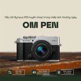 Bộ máy ảnh OM SYSTEM PEN Mirrorless Camera kèm ống kính M.Zuiko Digital 14-42mm F3.5-5.6 III (Silver)