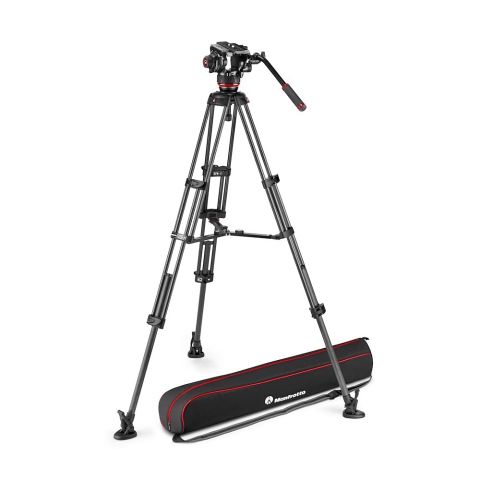  Bộ chân máy quay Manfrotto 504X & CF Twin MS 