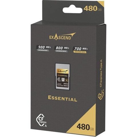 Thẻ nhớ CFexpress (Type A) - Essential - 480GB hiệu Exascend, model: EXPC3EA480GB