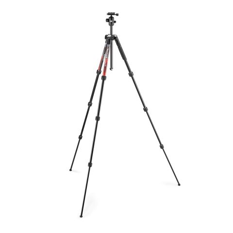  Bộ chân máy ảnh Manfrotto Element Mark II Aluminium 4-Sections Tripod Red 