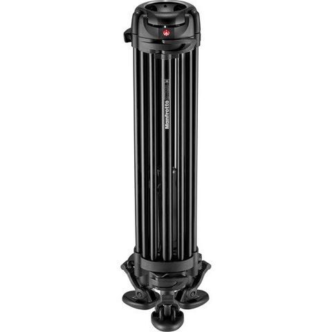  Bộ chân máy Manfrotto 504X Fluid Video Head & Aluminium Twin Tripod  Black (Mid-Level Spreader) 