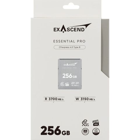  Thẻ nhớ CFexpress (Type B) - Essential Pro (Gen 4) - 512GB hiệu Exascend, model: EXPC4EB512GB 