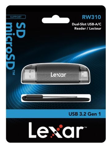  Đầu đọc thẻ nhớ Lexar SD/ Micro SD Dual-Slot USB-A/C 