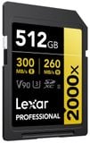  Thẻ nhớ Lexar Professional 2000x SDXC UHS-II V90 512GB 