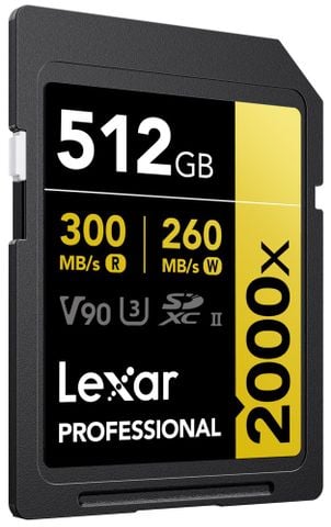  Thẻ nhớ Lexar Professional 2000x SDXC UHS-II V90 512GB 
