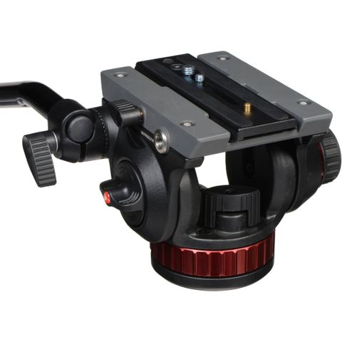  Đầu chân máy quay Manfrotto Pro Video Head with Flat Base 
