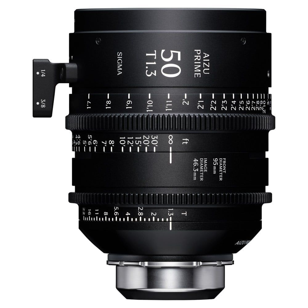 Ống kính Cine Sigma 50mm T1.3 LF FL Aizu Prime Line ngàm Sony E (Metric)