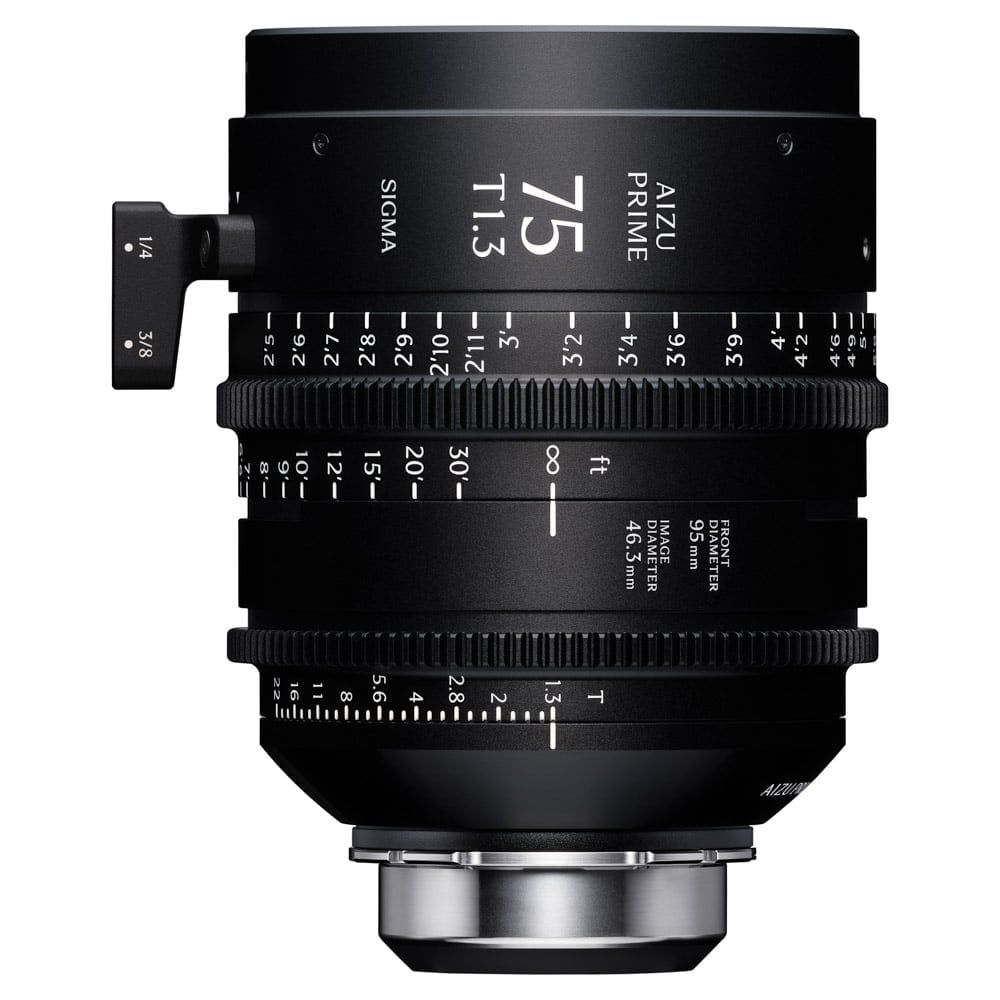  Ống kính Cine Sigma 75mm T1.3 LF FL Aizu Prime Line ngàm Sony E (Metric) 