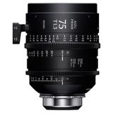 Ống kính Cine Sigma 75mm T1.3 LF FL Aizu Prime Line ngàm PL (Feet)