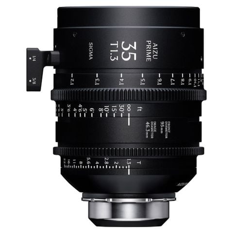 Ống kính Cine Sigma 35mm T1.3 LF FL Aizu Prime Line ngàm Sony E (Feet)