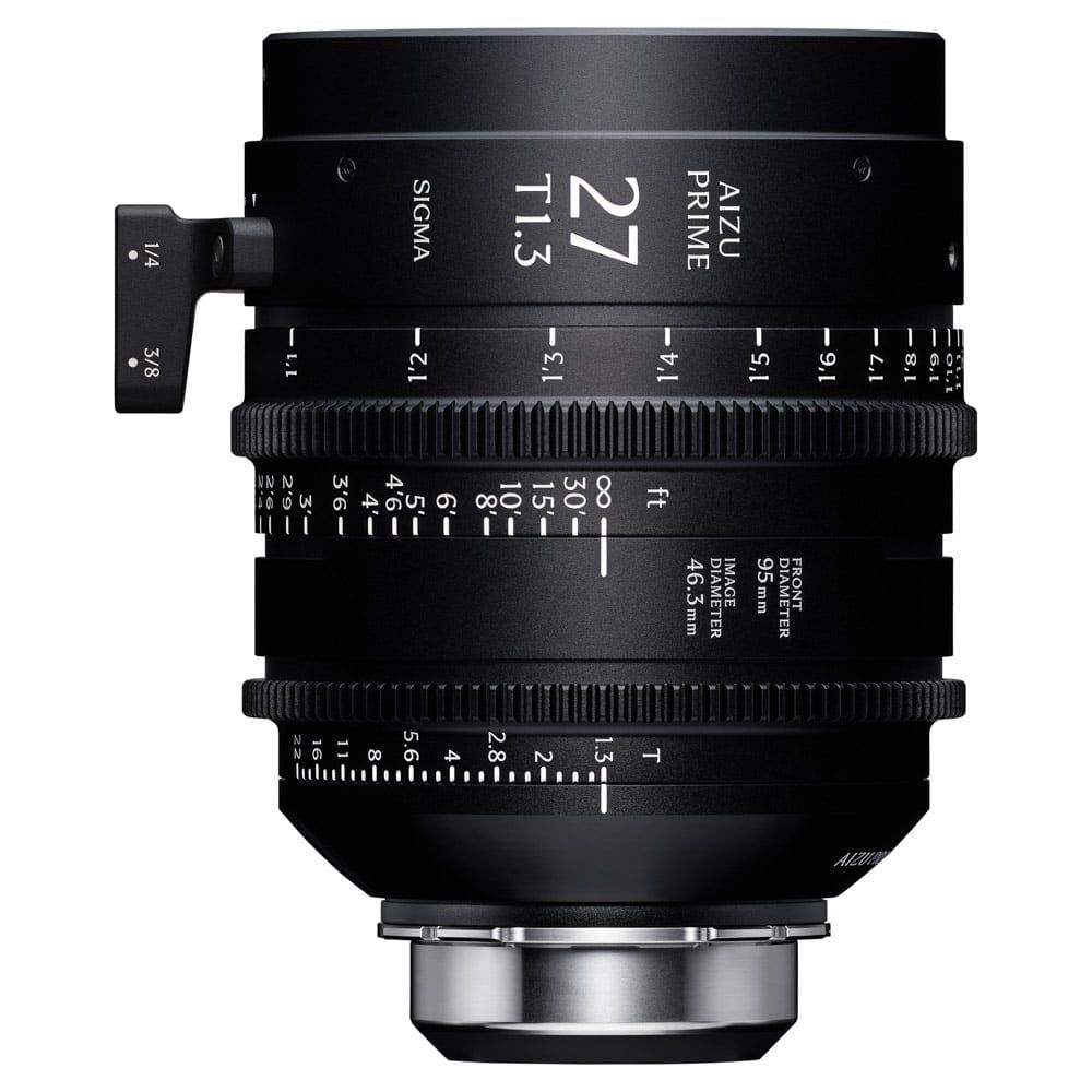 Ống kính Cine Sigma 27mm T1.3 LF FL Aizu Prime Line ngàm PL (Feet)
