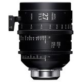 Ống kính Cine Sigma 27mm T1.3 LF FL Aizu Prime Line ngàm Sony E (Feet)