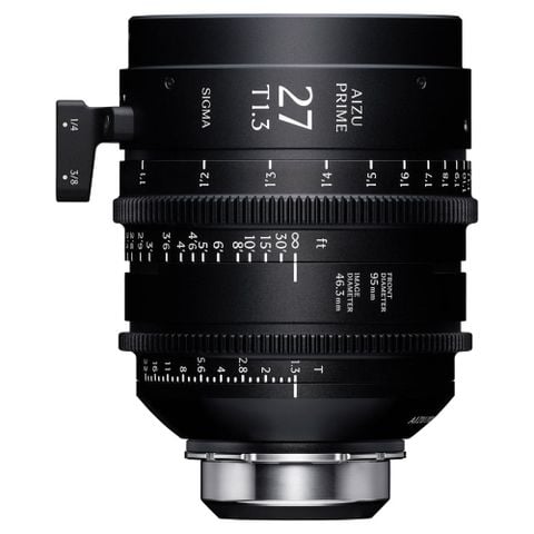 Ống kính Cine Sigma 27mm T1.3 LF FL Aizu Prime Line ngàm Sony E (Feet)