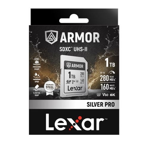  Thẻ nhớ Lexar ARMOR SILVER PRO UHS-II SDXC Card V60 