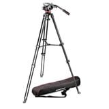  Bộ chân máy Manfrotto Nitrotech 608 Fluid Video Head and Carbon Fiber Twin Leg Tripod with Middle Spreader 