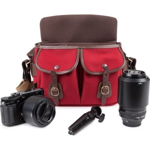  Túi máy ảnh Billingham Hadley Small Pro - Burgundy Canvas / Chocolate 