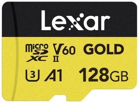 Thẻ nhớ Lexar Gold microSDXC UHS-II V60 128GB