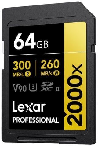  Thẻ nhớ Lexar Professional 2000x SDXC UHS-II V90 128GB 