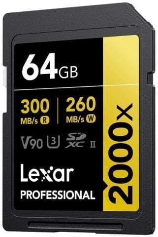 Thẻ nhớ Lexar Professional 2000x SDXC UHS-II V90 64GB