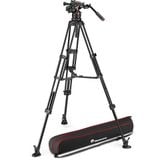  Bộ chân máy Manfrotto Nitrotech 608 Fluid Video Head and Carbon Fiber Twin Leg Tripod with Middle Spreader 