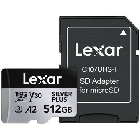 Thẻ nhớ Lexar Silver Plus microSDXC UHS-I V30 512GB