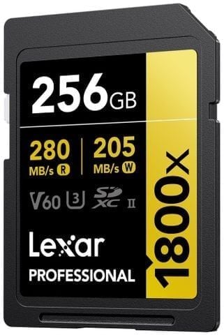 Thẻ nhớ Lexar Professional 1800x SDXC UHS-II V60 256GB