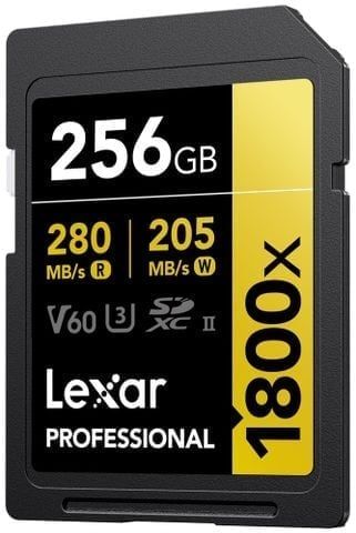 Thẻ nhớ Lexar Professional 1800x SDXC UHS-II V60 256GB