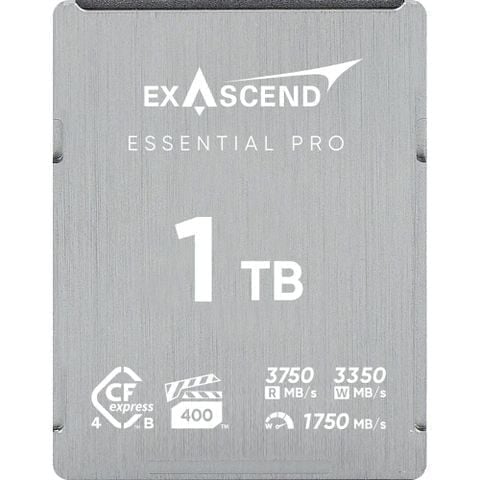 Thẻ nhớ CFexpress (Type B) - Essential Pro (Gen 4) - 1TB hiệu Exascend, model: EXPC4EB001TB