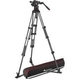 Bộ chân máy Manfrotto 612 Nitrotech Fluid Video Head and Aluminum Twin Leg Tripod with Middle Spreader