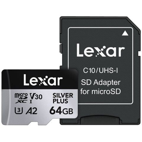  Thẻ nhớ Lexar Silver Plus microSDXC UHS-I V30 64GB 