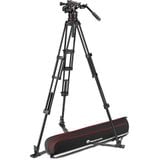  Bộ chân máy Manfrotto Nitrotech 612 Fluid Video Head and Carbon Fiber Twin Leg Tripod with Ground Spreader 