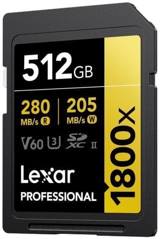  Thẻ nhớ Lexar Professional 1800x SDXC UHS-II V60 512GB 