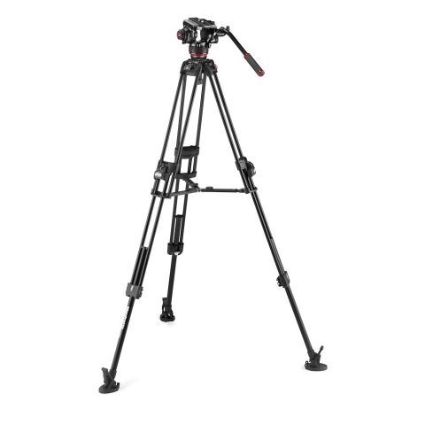  Bộ chân máy quay Manfrotto 504X & Alu Fast Twin 